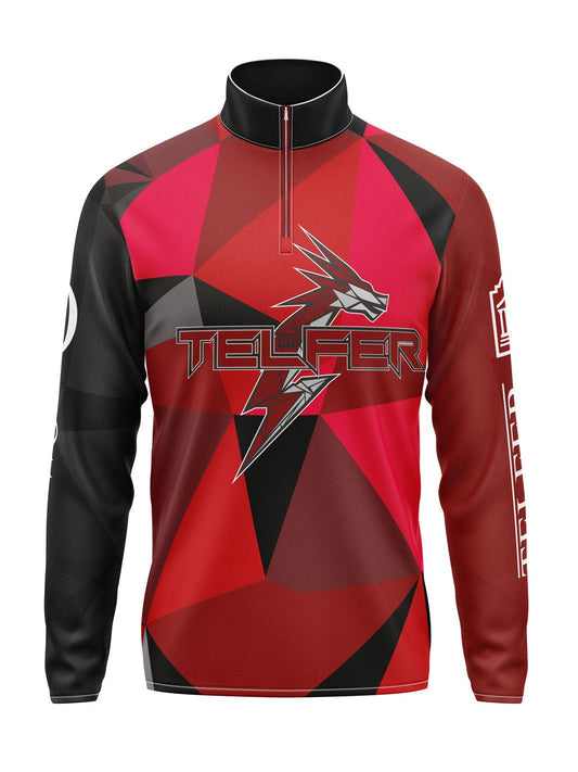 Telfer Thunder | 1/4 Zip Long Sleeve Sublimated - Oddball Workshop