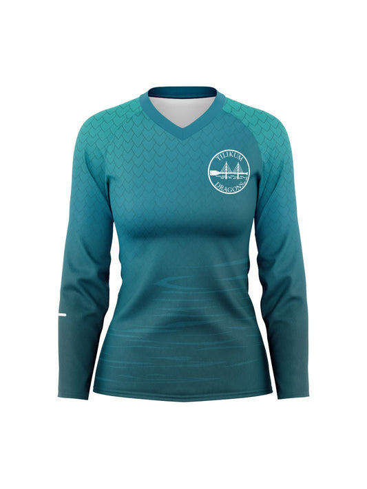 Tilikum Dragons | Women's Athletic Jersey Long Sleeve - Oddball Workshop