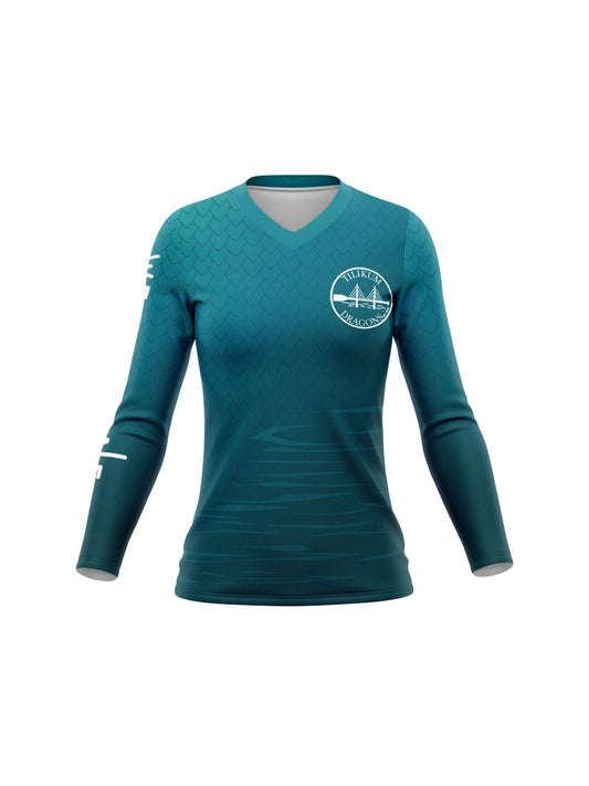 Tilikum Dragons | Women's Volleyball Jersey Long Sleeve - Oddball Workshop