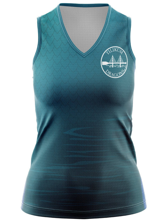 Tilikum Dragons | Women's Volleyball Jersey Sleeveless - Oddball Workshop