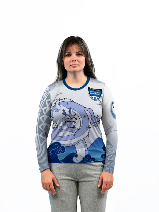 University of Montreal | Women's Team Jersey Long Sleeve - Shaka Left Paddler - Oddball Workshop
