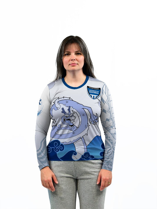 University of Montreal | Women's Team Jersey Long Sleeve - Shaka Right Paddler - Oddball Workshop