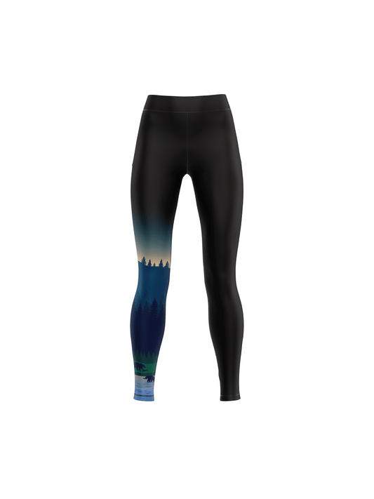 VI Paddling Wild | Women's Pocket Leggings - Oddball Workshop