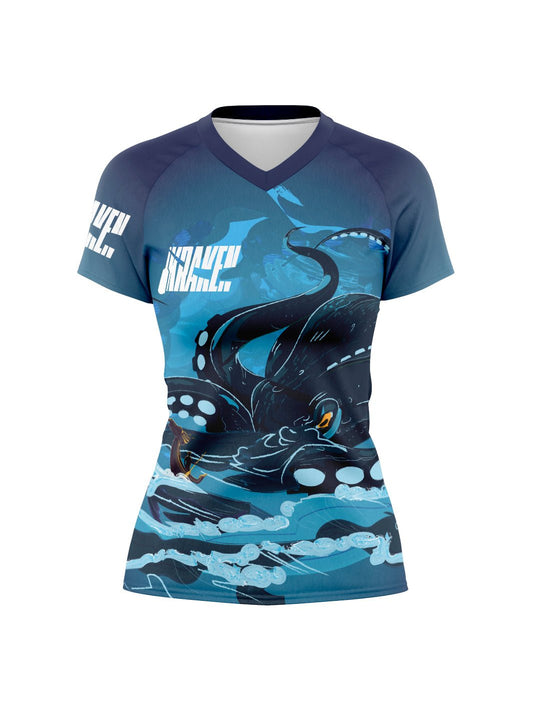VIP Kraken | Women's Athletic Jersey Short Sleeve - Oddball Workshop