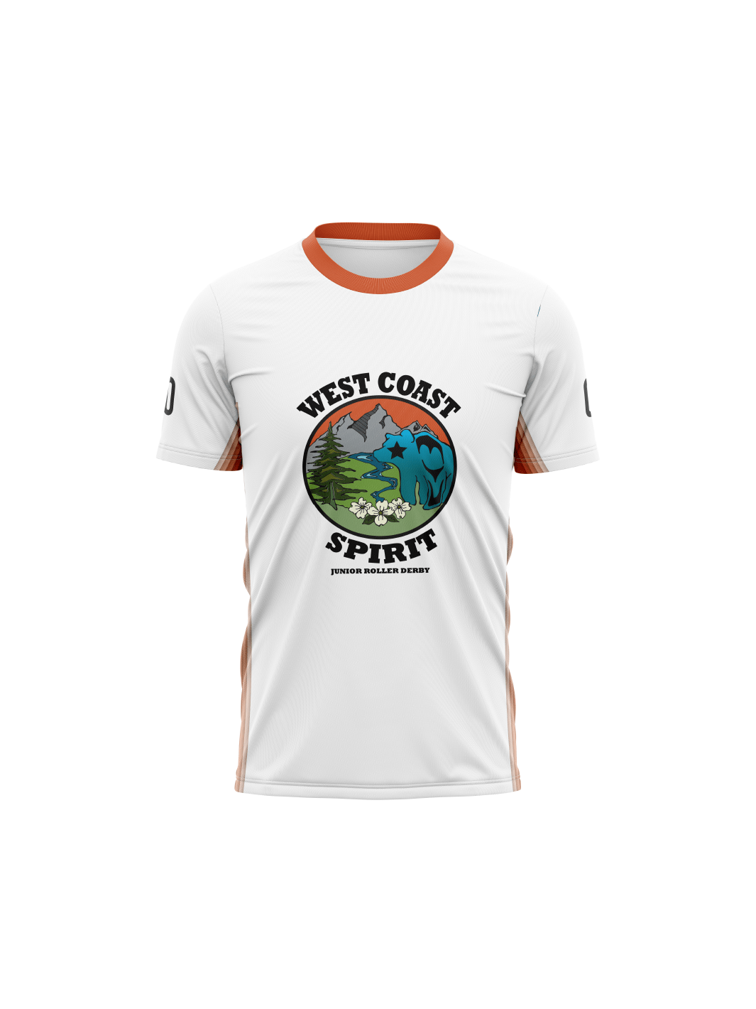 West Coast Spirit Junior Roller Derby | Unisex Team Jersey Short Sleeve - Oddball Workshop