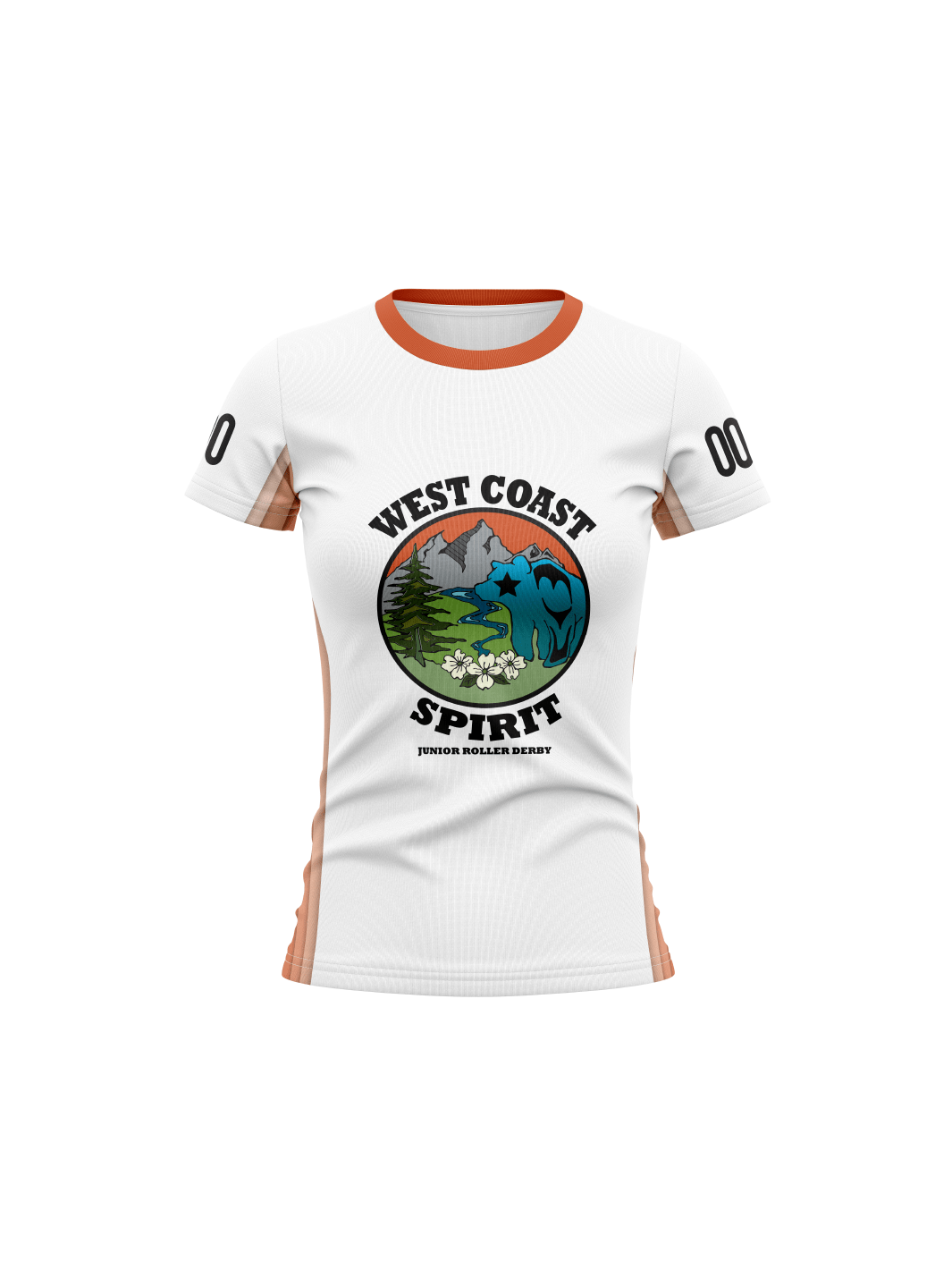 West Coast Spirit Junior Roller Derby | Women's Team Jersey Short Sleeve - Oddball Workshop