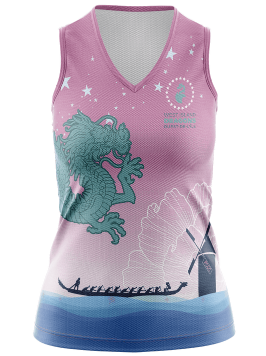 West Island Dragons | Women's Prime Sleeveless Top - Oddball Workshop