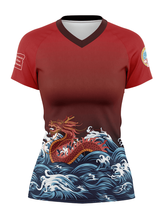 Willamette River Dragons | Women's Athletic Jersey Short Sleeve - Oddball Workshop