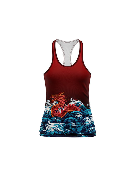 Willamette River Dragons | Women's Relaxed Tank Top - Oddball Workshop
