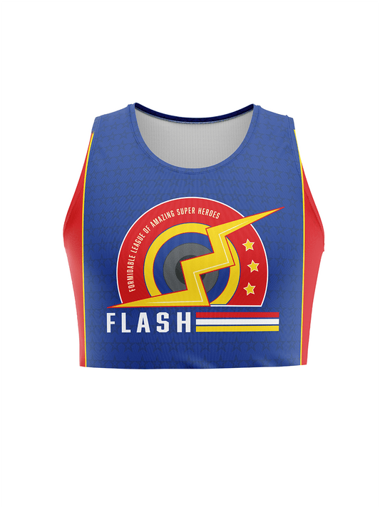 Team Flash | Unisex Athletic Tank Top Crop - Oddball Workshop