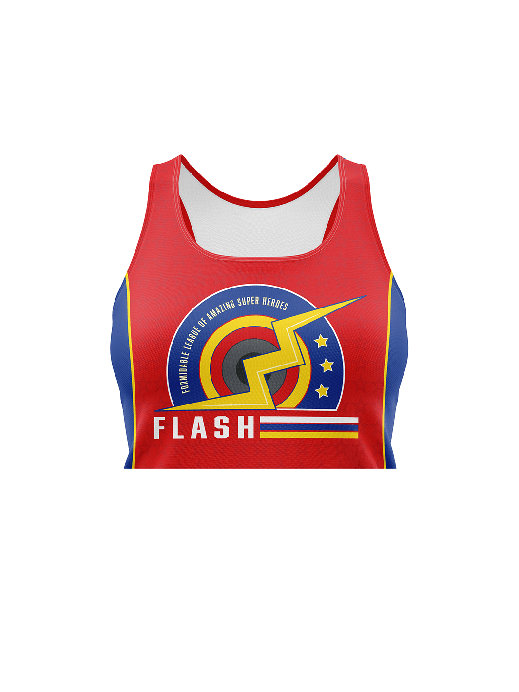 Team Flash | Women's Athletic Tank Top Crop - Oddball Workshop