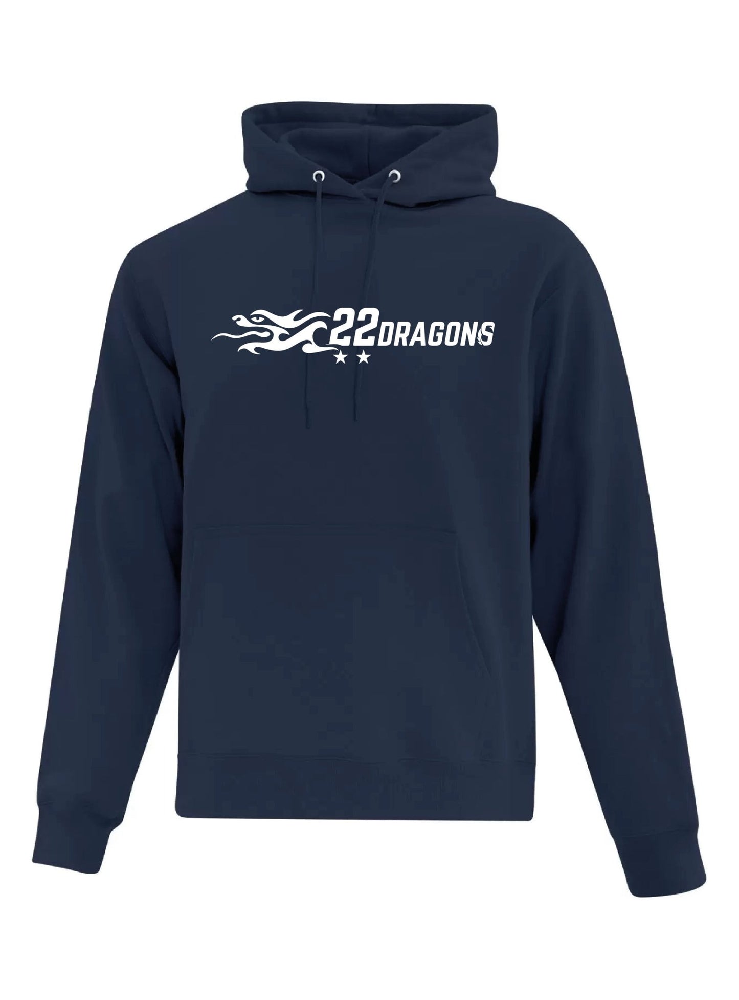 22 Dragons USA | Fleece Hoodie (CAD Style) - Oddball Workshop