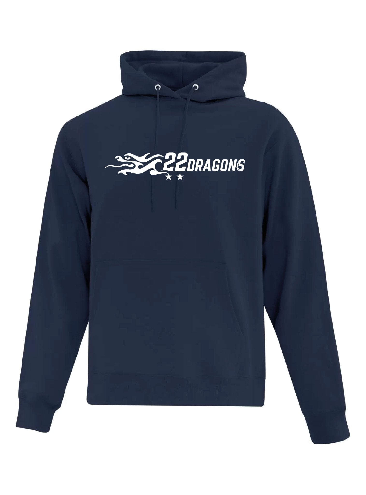 22 Dragons USA | Fleece Hoodie (CAD Style) - Oddball Workshop