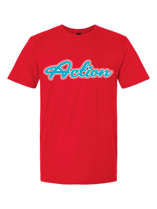 Action Volleyball Club | Retro T-Shirt - Oddball Workshop