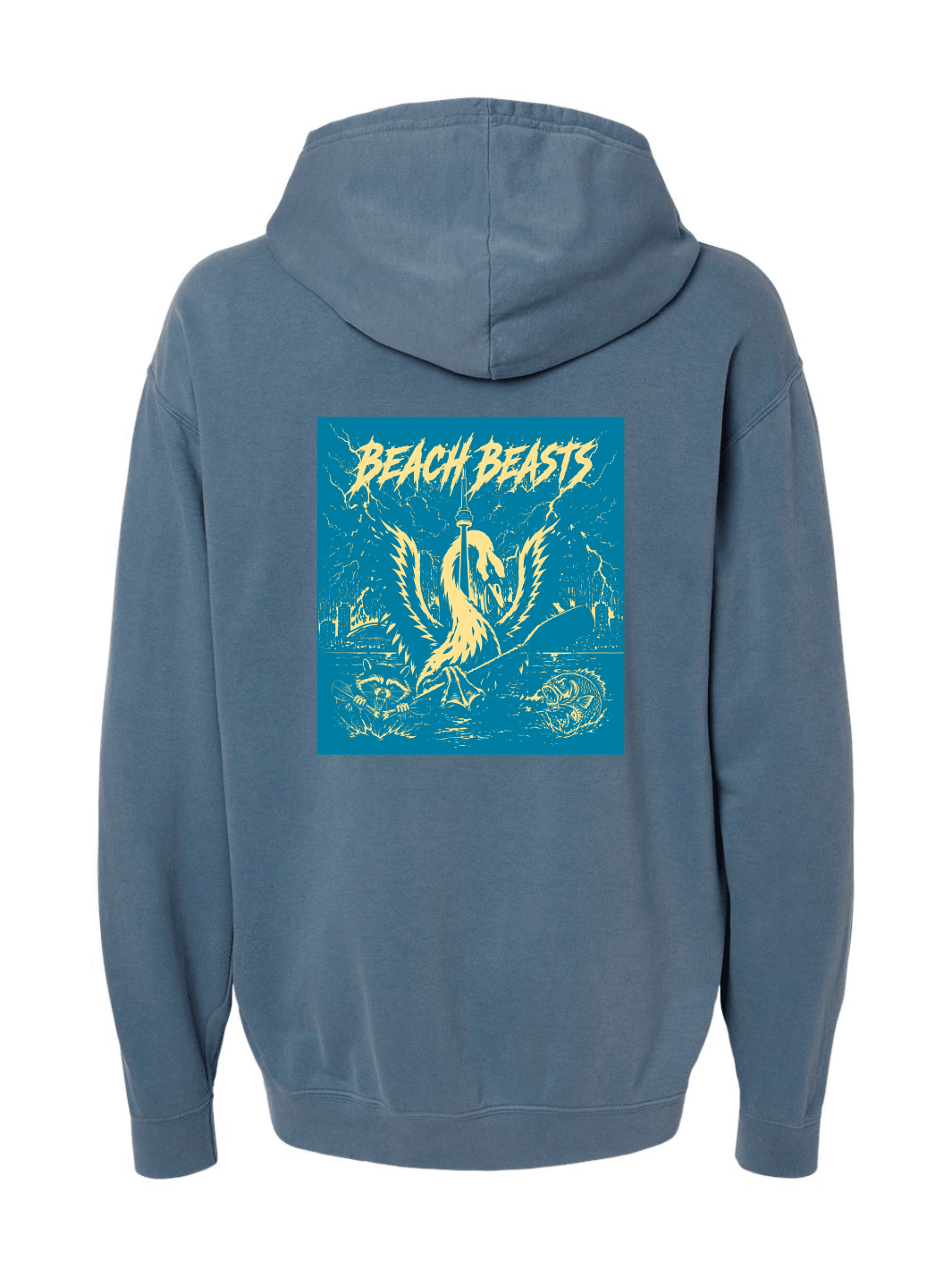 Beach Beasts Pullover Hoodie - Oddball Workshop