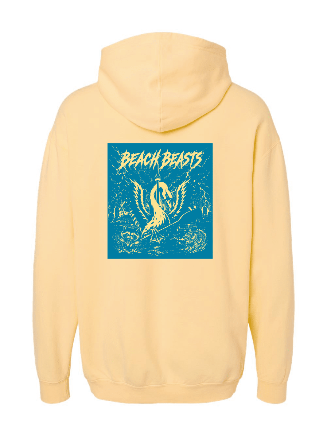 Beach Beasts Pullover Hoodie - Oddball Workshop