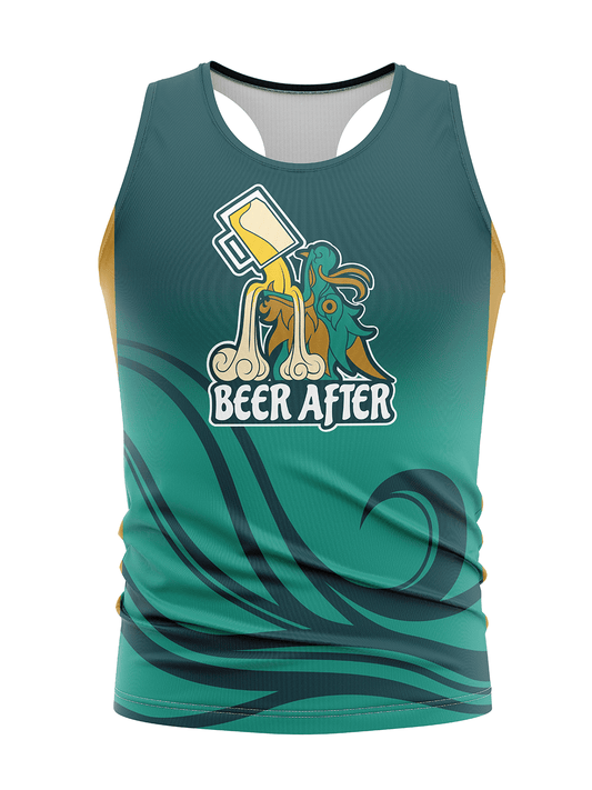 Beer After | Unisex Racer Tank Top - Oddball Workshop