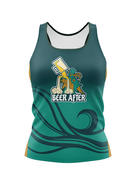 Beer After | Women's Athletic Tank Top - Oddball Workshop