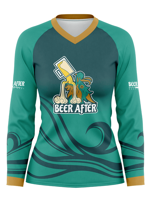 Beer After | Women's Performance Jersey Long Sleeve - Oddball Workshop