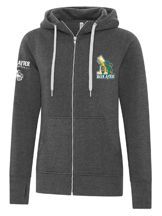 Beer After | Women's Zip Hoodie - Oddball Workshop