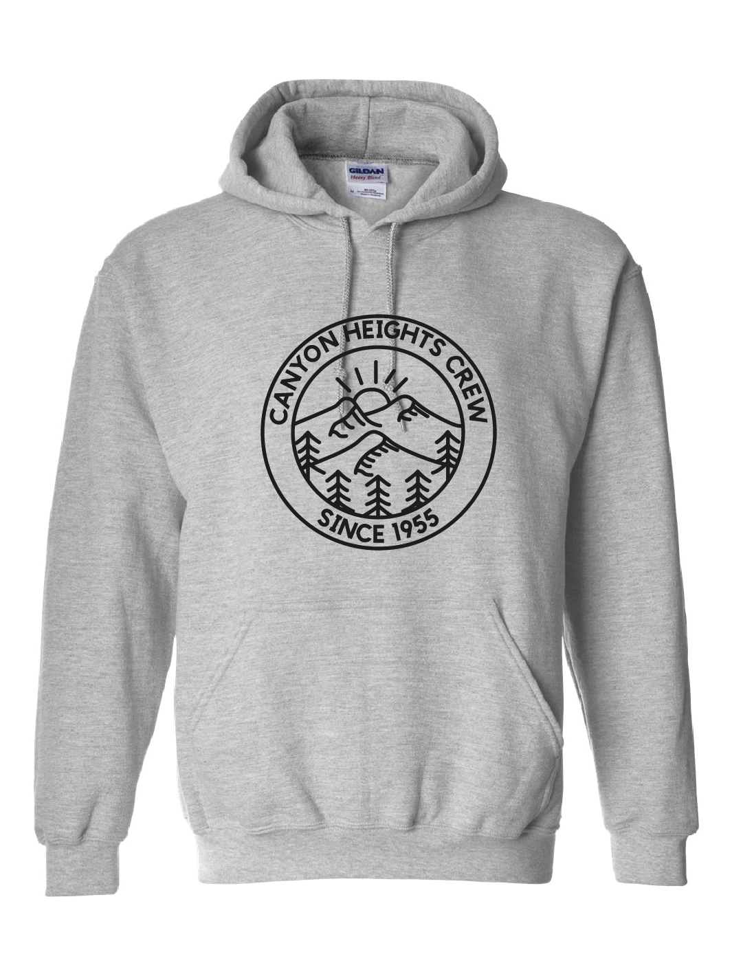 Canyon Heights Elementary | Gildan Heavy Blend Hooded Sweatshirt (Front Logo) - Oddball Workshop
