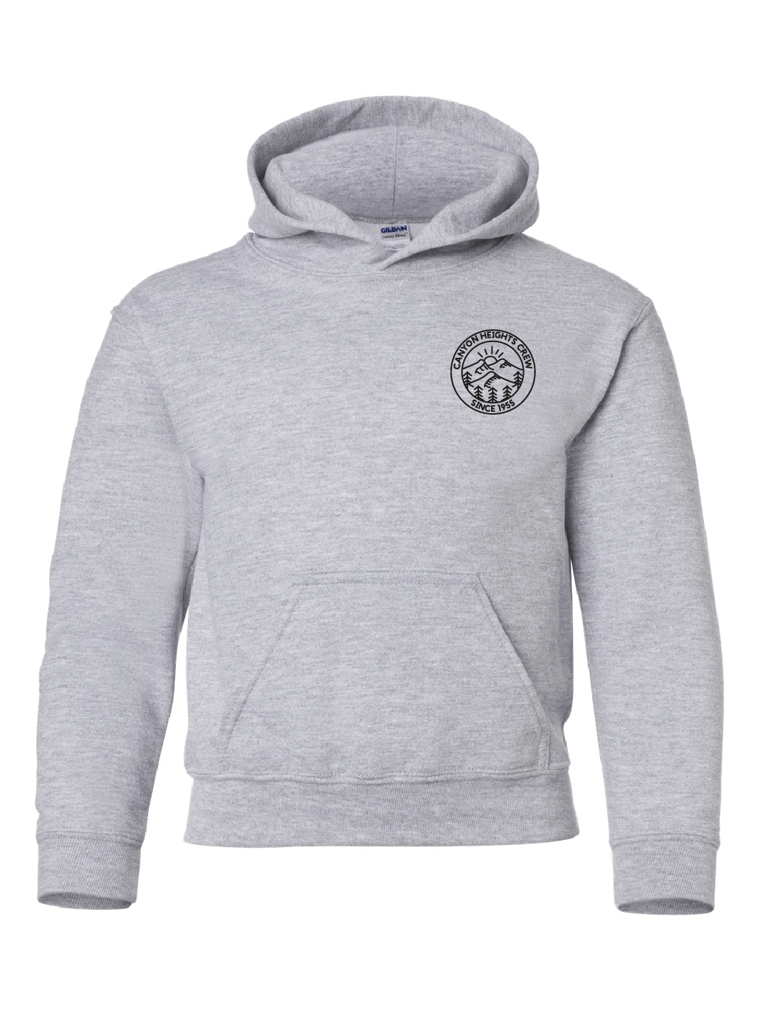 Canyon Heights Elementary | Gildan Heavy Blend Youth Hooded Sweatshirt (Left Chest Logo) - Oddball Workshop
