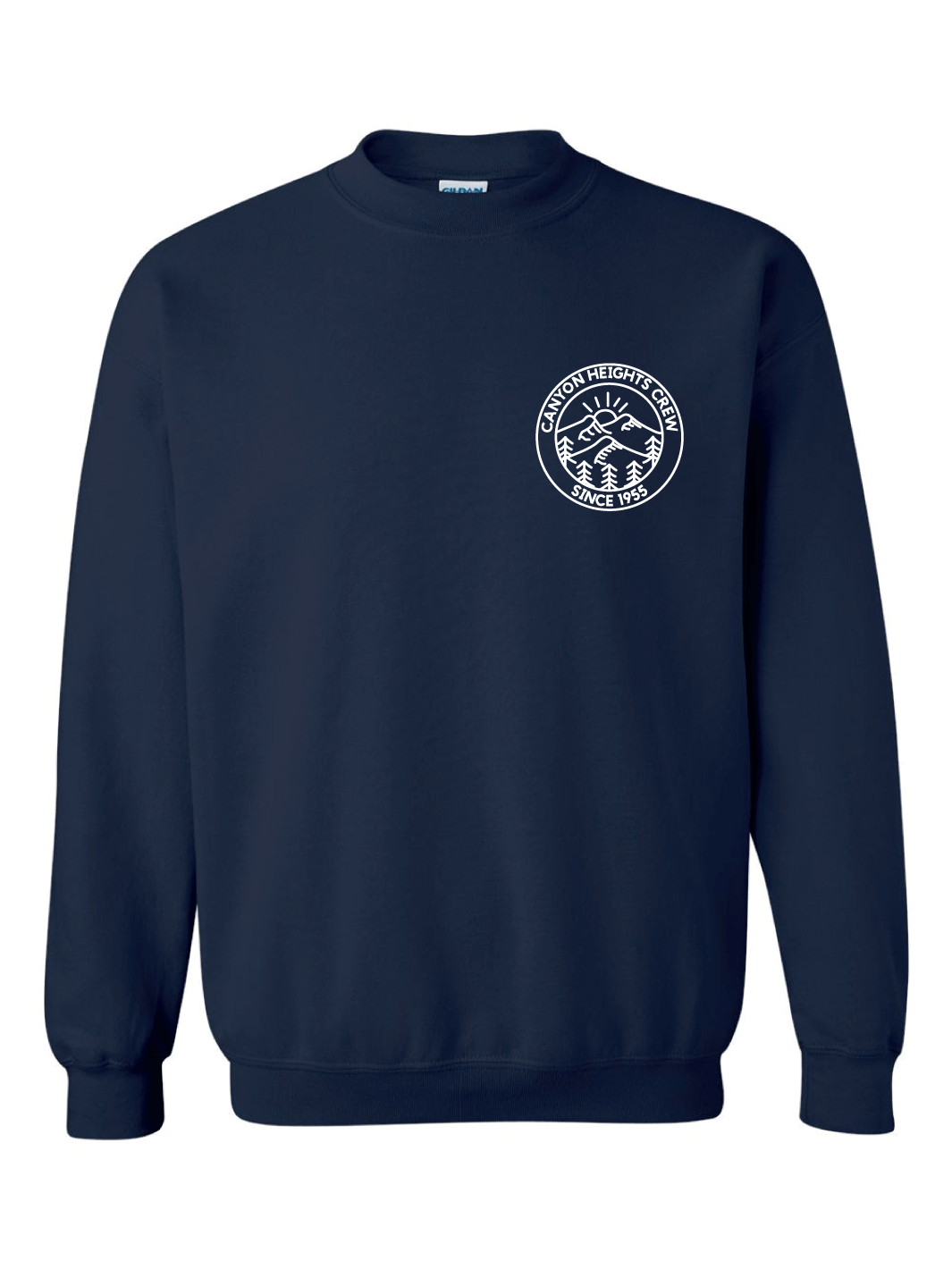 Canyon Heights Elementary Staff | Gildan Heavy Blend Crewneck Sweatshirt (Left Chest Logo) - Oddball Workshop