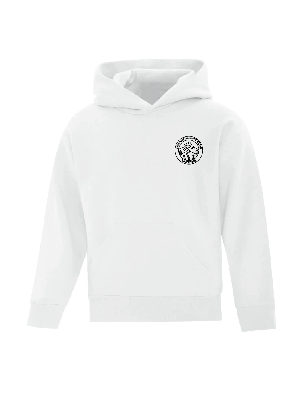 Canyon Heights Elementary Staff | Gildan Heavy Blend Youth Hooded Sweatshirt (Left Chest Logo) - Oddball Workshop