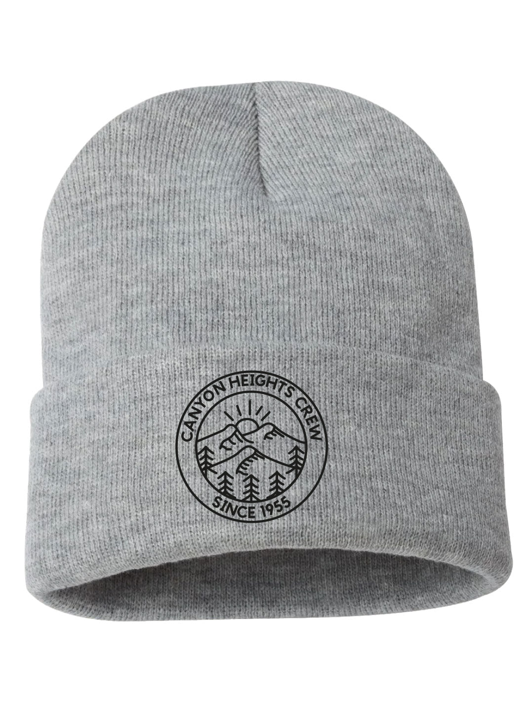 Canyon Heights Elementary Staff | Sportsman 12" Solid Cuffed Beanie - Oddball Workshop