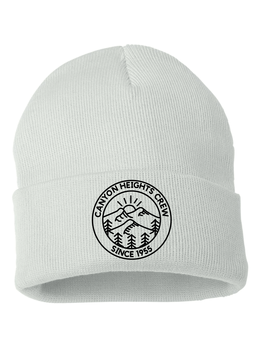 Canyon Heights Elementary Staff | Sportsman 12" Solid Cuffed Beanie - Oddball Workshop