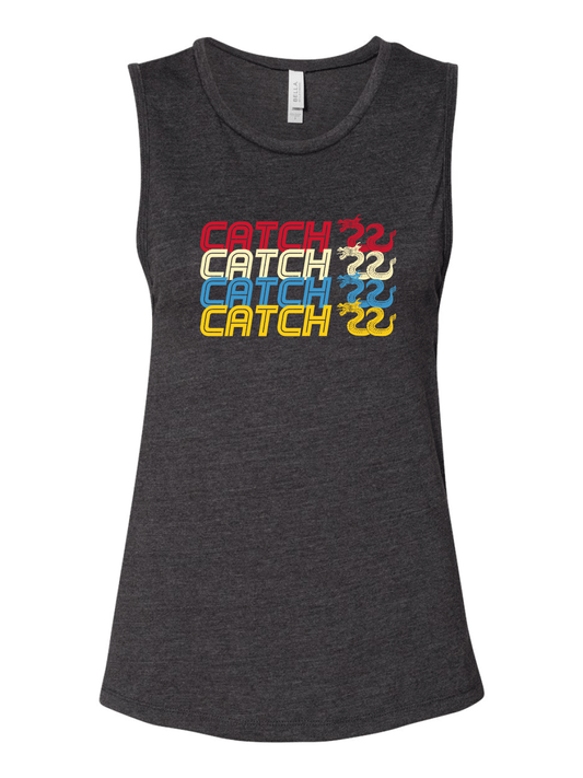 Catch 22 Dragon Boat | Women's Muscle Tee - Oddball Workshop