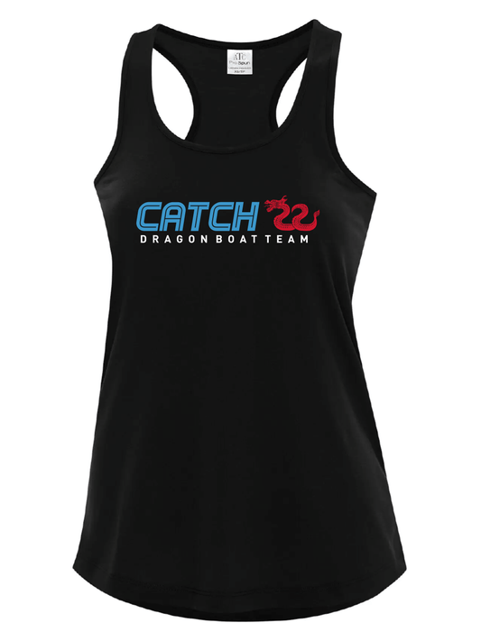 Catch 22 Dragon Boat | Women's Technical Racerback Tank Top - Oddball Workshop