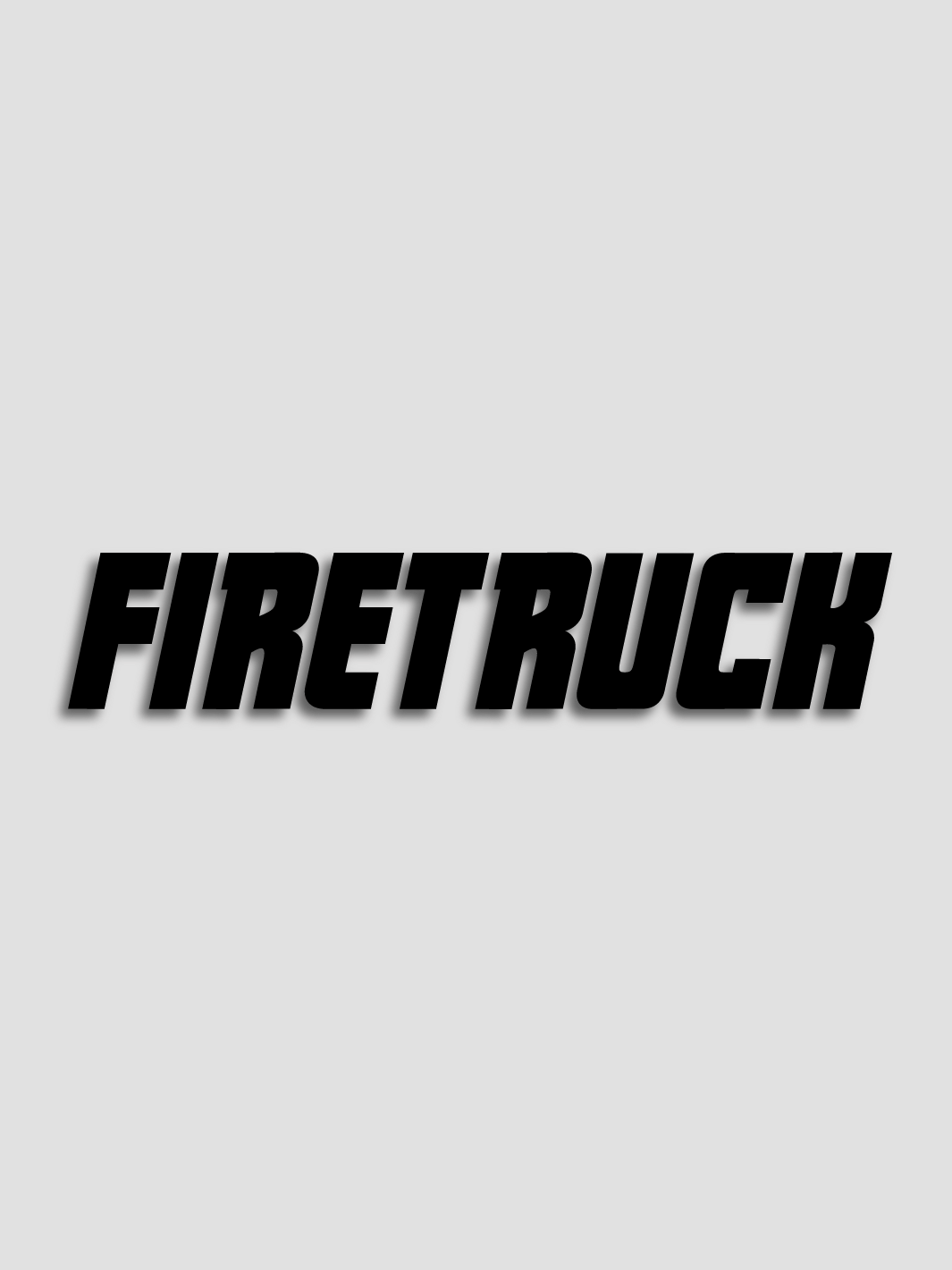 FireTruck Dragon Boat | Logo Sticker - Oddball Workshop