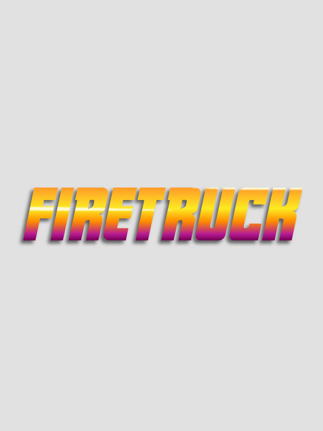 FireTruck Dragon Boat | Logo Sticker - Oddball Workshop
