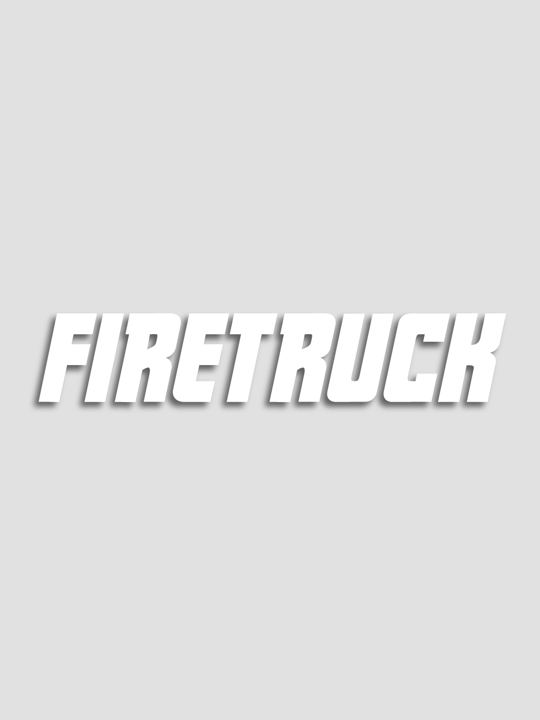 FireTruck Dragon Boat | Logo Sticker - Oddball Workshop