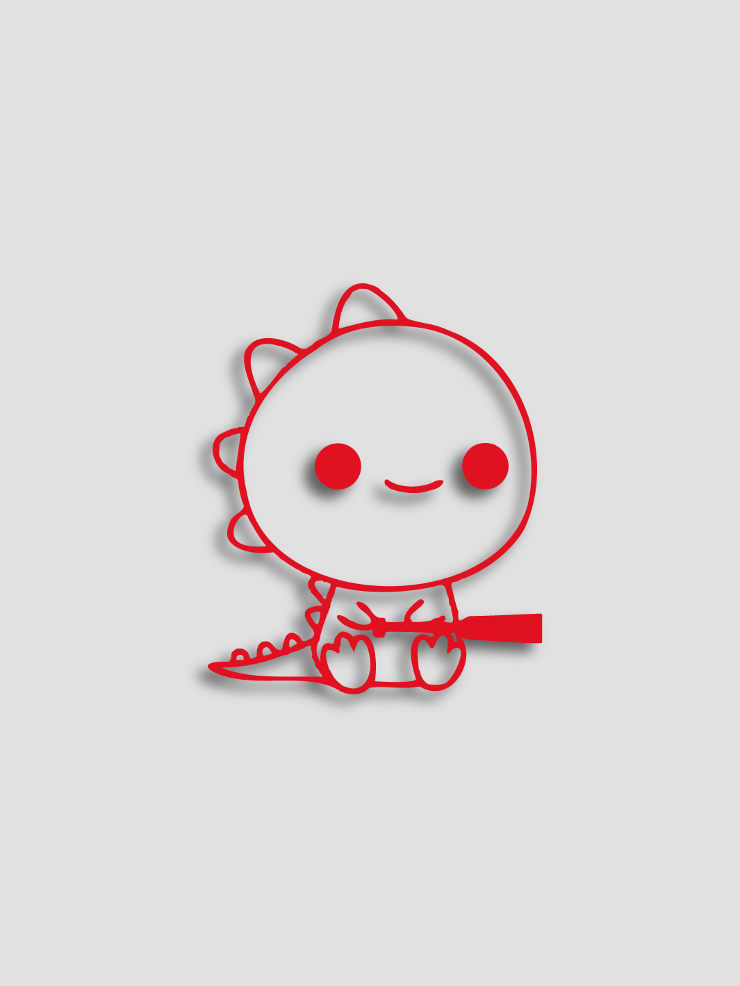 FireTruck Dragon Boat | Paddling Dragon Sticker - Oddball Workshop