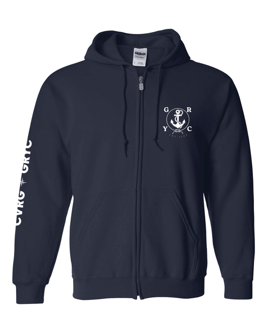 Gatineau River Yacht Club | Adult Zip Hoodie - English Ver. - Oddball Workshop