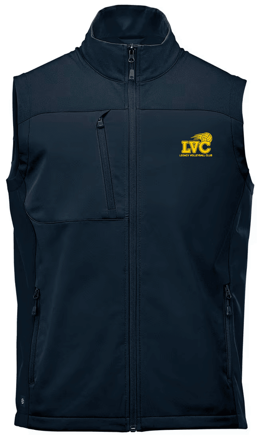 Legacy Volleyball Club | Men's Cascade Softshell Vest - Oddball Workshop