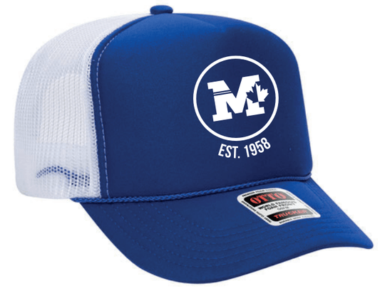 Mississauga Canoe Club | 5 Panel High Crown Mesh Back Trucker Hat - Oddball Workshop