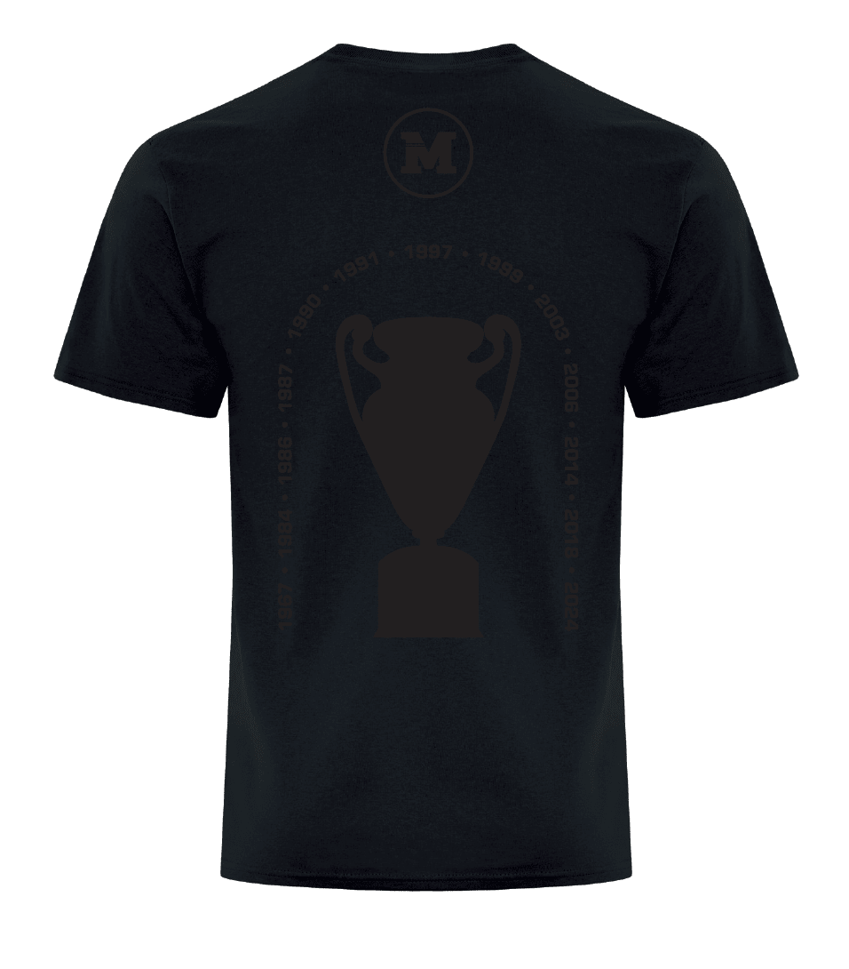 Mississauga Canoe Club | THE BLACK Unisex Dyed Heavyweight T-Shirt - Oddball Workshop