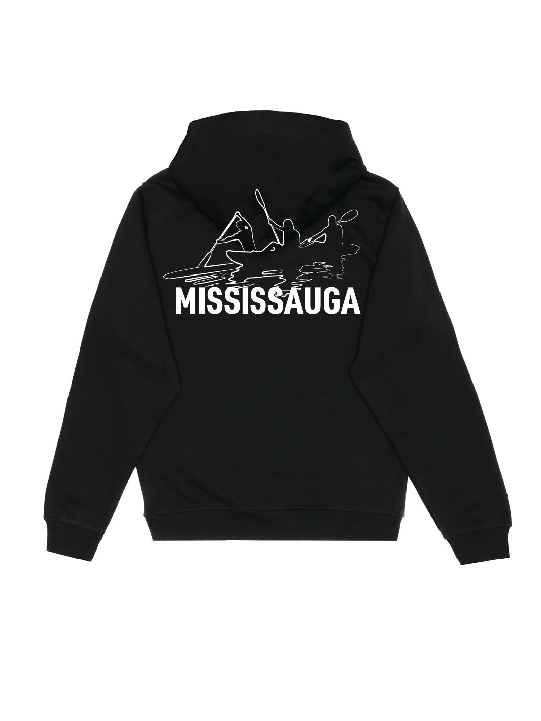 Mississauga Canoe Club | The Black Unisex Hoodie - Oddball Workshop
