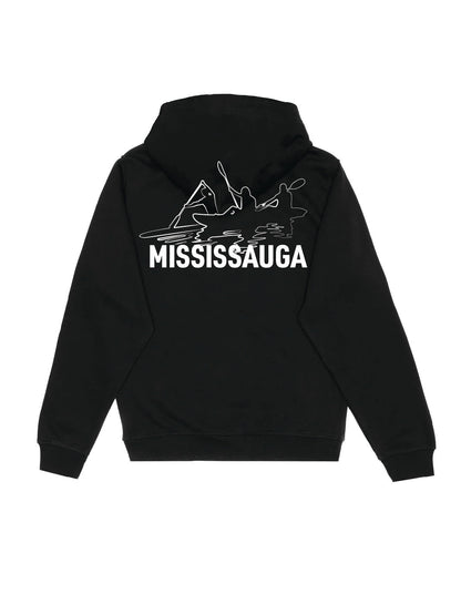 Mississauga Canoe Club | The Black Unisex Hoodie - Oddball Workshop