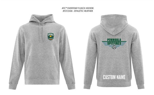 Peninsula Spitfires Volleyball Club | Fleece Hoodie - Oddball Workshop