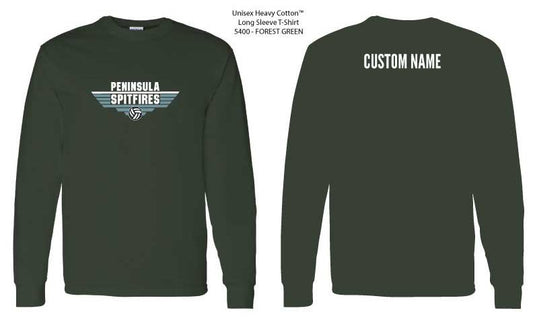 Peninsula Spitfires Volleyball Club | Gildan Cotton Long Sleeve - Oddball Workshop