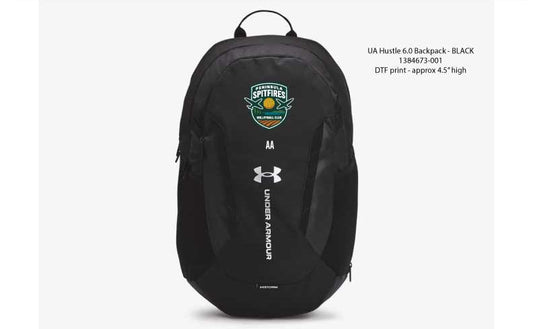 Peninsula Spitfires Volleyball Club | UA Hustle 6.0 Team Backpack - Oddball Workshop