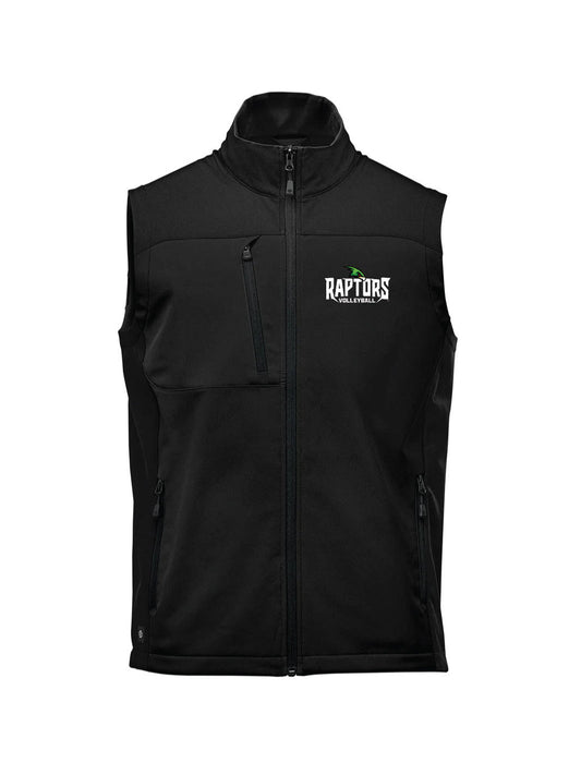 Raptors Volleyball Club | Men's Cascades Softshell Vest - Oddball Workshop
