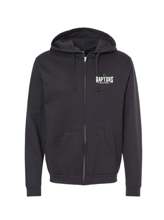 Raptors Volleyball Club | Unisex Ziper Fleece Hoodie - Oddball Workshop