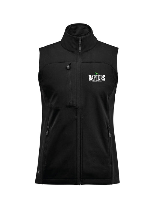 Raptors Volleyball Club | Women's Cascades Softshell Vest - Oddball Workshop