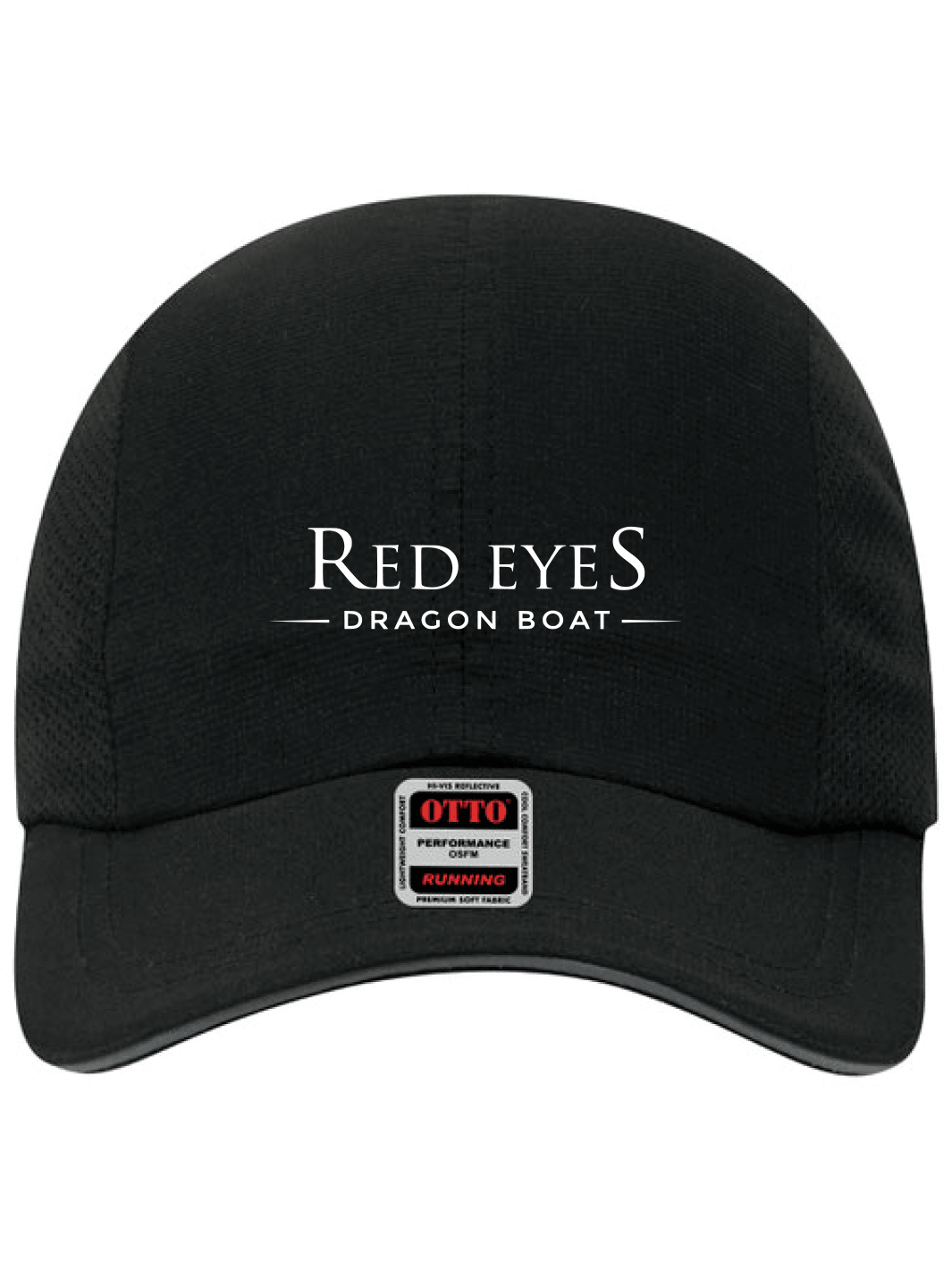 Red Eyes | Reflective 6 Panel Running Cap - Oddball Workshop