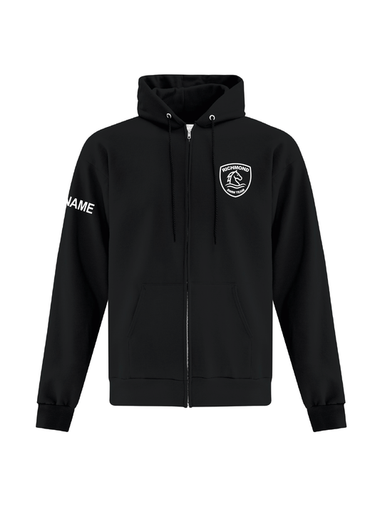 RHS Swim Team | Fleece Full Zip Hoodie - Oddball Workshop